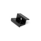 Krajní úchyt solárních panelů černý 30mm