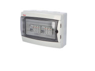 Rozvaděč DC Solar Box pro 2 stringy, Un=1000V, T1+2, s odpojovačem DC 2p 10x38
