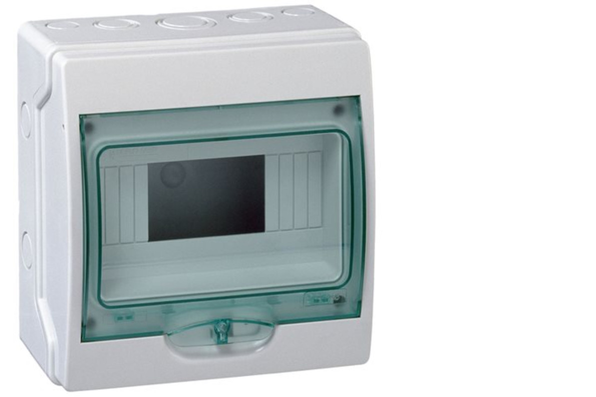 detail Schneider Electric Kaedra modulární rozvaděč IP65 12 MOD, DIN lišta