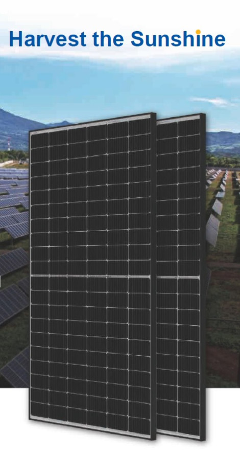 detail Solární panel JA SOLAR 410 W černý rám