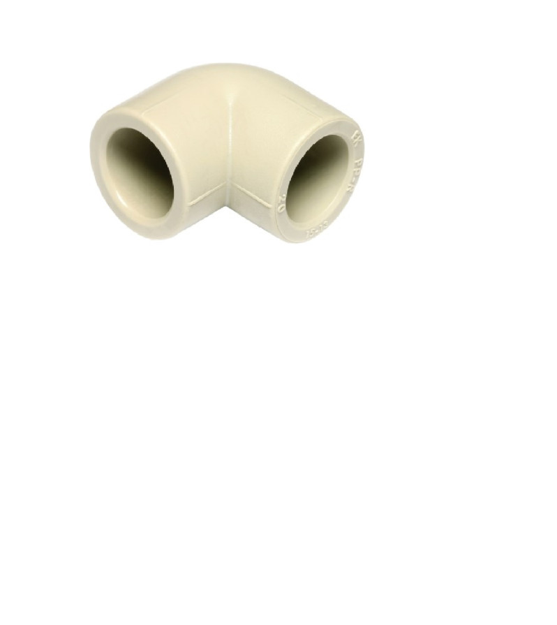 detail WAVIN EKOPLASTIK PPR koleno 25mm, 90°, svařovací, voda