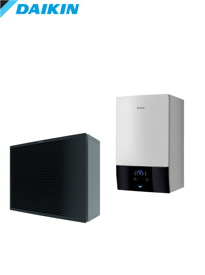 detail Daikin Altherma 3 R MT pro ohřev s nástěnnou vnitřní jednotkou 6-10 kW, 3-fázové
